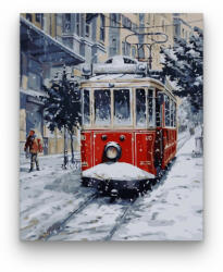  Havas villamos - számfestő készlet