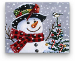  Hóember hóesésben - számfestő készlet