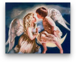 Számfestő Angyali szeretet - előszínezett számfestő készlet (40x50cm) (R43115-134-5)