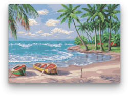  Csónakok a Parton - számfestő készlet