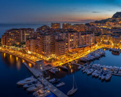 Számfestő Monaco, Kikötő - vászonkép (vaszcity034)
