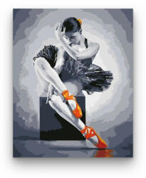 Számfestő Balettcipő - számfestő készlet (crea112)