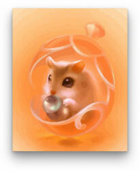  Egérke - számfestő készlet