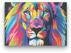  Színes Oroszlán - számfestő készlet