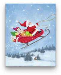  Télapó útközben - számfestő készlet