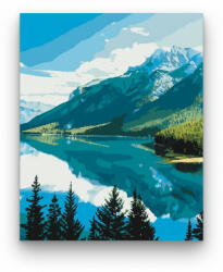  Gyönyörű táj - számfestő készlet