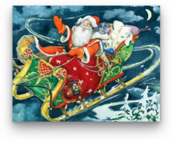  Repülő szánon - számfestő készlet