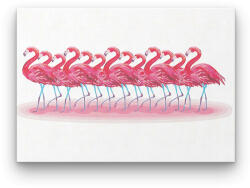  Flamingók - számfestő készlet