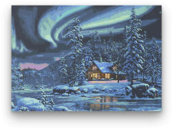  Naplemente Télen - számfestő készlet