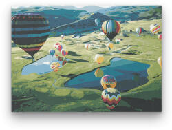  Szálló léggömbök - számfestő készlet