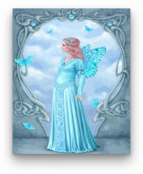  Pillangó lány - számfestő készlet