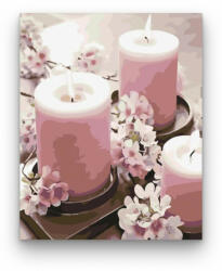  Rózsaszín gyetyák - számfestő készlet