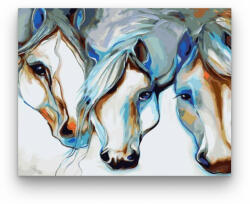  Kíváncsiskodó lovak - számfestő készlet