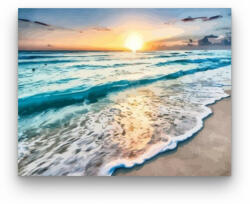  Hullámok a naplementében - számfestő készlet