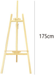  Premium 175 cm-es Fa Festőállvány - összerakható