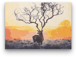 Szarvasi Nagy Agancsokkal - számfestő készlet