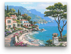  Virágok A Strandon - számfestő készlet