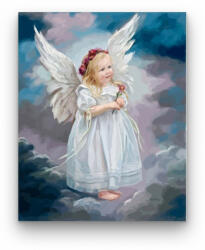  Aranyos kisangyal - számfestő készlet