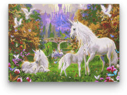  Unikornis Család - számfestő készlet