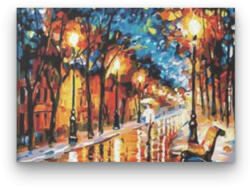  Esti Séta az Esőben - számfestő készlet