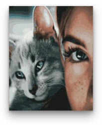 Számfestő Macska szeretet - számfestő készlet (crea491)