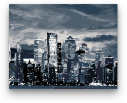  Szürke város - számfestő készlet