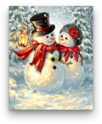  Hóemberek- számfestő készlet