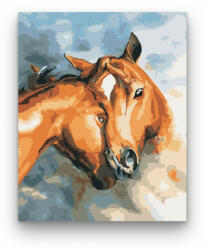 Számfestő Szerelmes lovak - számfestő készlet (crea473)