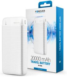 Forever Mobile TB-100L Power Bank 20000mAh 2xUSB+USB-C+micro USB alb (TF-0115)