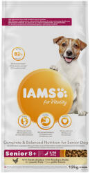 Iams 12kg IAMS for Vitality Dog Senior & Mature Small Medium csirke száraz kutyatáp