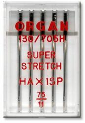 Organ Set 5 sau 10 ace Organ Super Stretch, cu finete acului intre 65-90, sistem ac 130/705H (560000) - masinidecusut