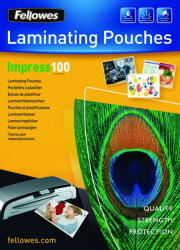 Fellowes Folie de laminat Fellowes A4 Glossy 100 Micron Laminating Pouch - 100 pack (5351111) - vexio