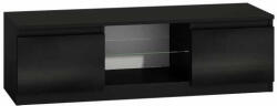 Holzmeister TV szekrény - Holzmeister - 120 cm - magasfényű fekete (5902838461891)