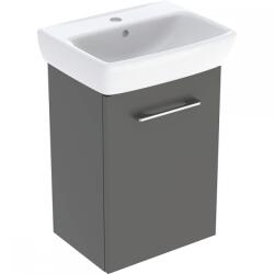Geberit Selnova Square 45 alsó szekrény mosdóval, matt láva 502.747. 00.1 (502.747.00.1)