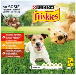 Friskies - Selecție mixtă, hrană umedă câini 24 x 100 g
