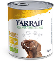 Yarrah Yarrah Pachet economic Bio Bucățele 12 x 820 g - Pui cu urzici & roșii în sos