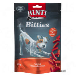 RINTI RINTI Extra Bitties 100 g - Pui cu roșii & dovleac