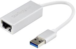 StarTech StarTech. com USB 3.0 to Gigabit Network Adapter - Silver - Sleek Aluminum Design for MacBook, Chromebook or Tablet - Native Driver Support (USB31000SA) - network adapter - USB 3.0 - Gigabit Ethernet 