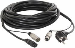 PD CONNEX CX02-20m AUDIO Jel&Táp Kombikábel (XLR + Schuko + IEC) (176649)
