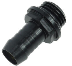 Alphacool HF 10mm (3/8 ") Tömlőcsatlakozó G1 / 4 O-gyűrűvel" FatBoy "- Fekete /17093/