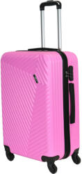 Rhino Barcelona rózsaszín 4 kerekű közepes bőrönd (barcelona-M-pink)
