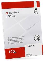 A-Series Etikett címke, 70x37mm, 100 lap, 24címke/lap
