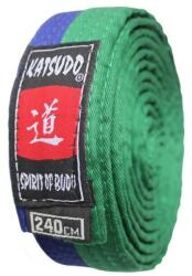 Katsudo Centura Katsudo Judo verde-albastră