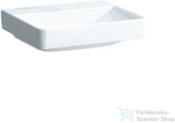 Laufen Pro S 55x46, 5 cm-es csiszolt aljú csaplyuk és túlfolyó nélküli mosdó LCC Active bevonattal, fehér H816962A001421 (H816962A001421)