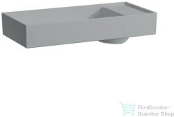 Laufen Kartell By Laufen 75x35 cm-es mosdótál csaplyuk nélkül, matt szürke H8123327591121 (H8123327591121)