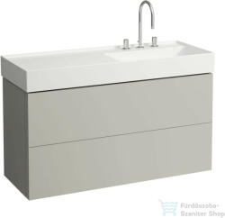 Laufen Kartell By Laufen 118, 8x45 cm-es alsószekrény két fiókkal H813333 mosdóhoz, kavics szürke H4076490336411 (H4076490336411)