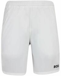 BOSS Pantaloni scurți tenis bărbați "BOSS x Matteo Berrettini Stretch-Poplin Shorts with Contrast Logo - white