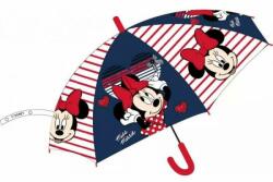 Disney Minnie Egeres esernyő - 74 cm - sötétkék - piros/fehér csíkos (JVL-EMM5250938-118320)