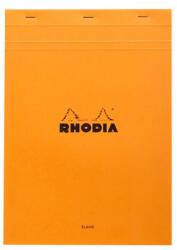 Rhodia Bloc notes A4 80 file capsat foaie velina Rhodia coperta portocalie (RH18000C)