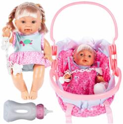 Majlo Toys Baby Doll interaktív baba hordozóval 30 cm